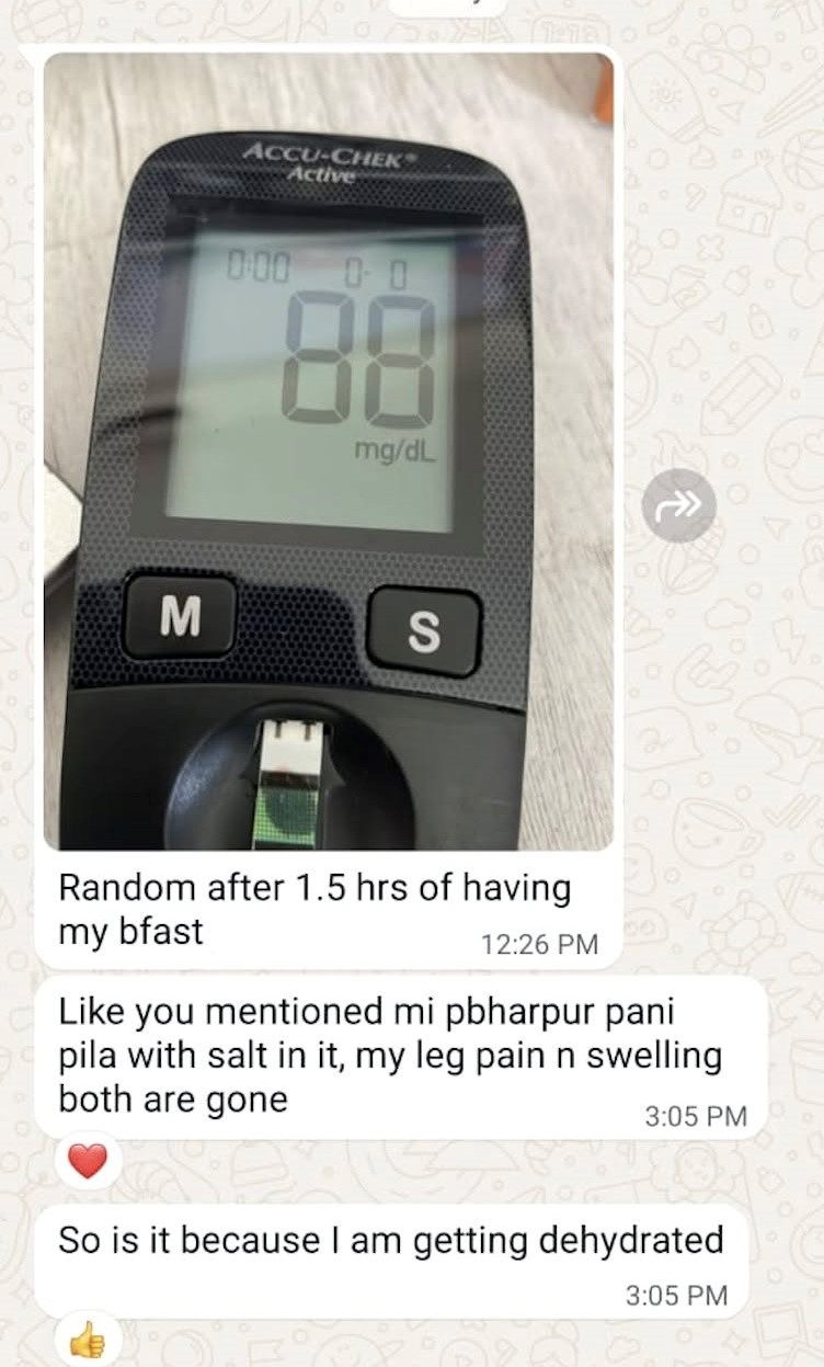 Diabetes Reversal Homeopathy Pune Patient Report